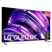 LG Televisor LG SIGNATURE 8K OLED, Procesador Inteligente de Máxima Potencia 8K a9 Gen 5 con IA, compatible con el 100% de formatos HDR, HDR Dolby Vision, Dolby Atmos, Smart TV webOS22, el mejor TV para Gaming., OLED77Z29LA