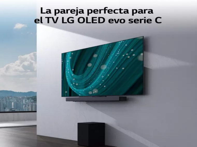 LG TV LG OLED evo 83 pulgadas Smart TV + Barra de Sonido LG SC9S, OLED83C4LA.ESB2