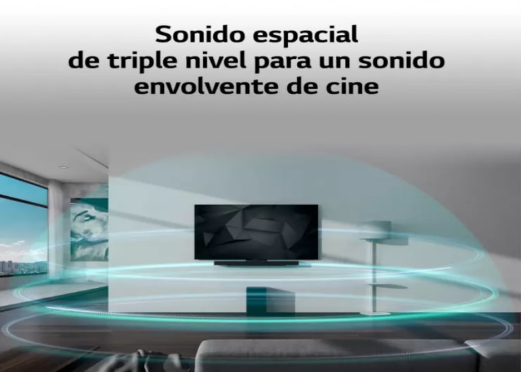 LG TV LG OLED evo 83 pulgadas Smart TV + Barra de Sonido LG SC9S, OLED83C4LA.ESB2