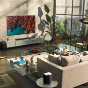 LG Televisor LG  4K OLED evo Gallery Edition, Procesador Inteligente de Máxima Potencia 4K a9 Gen 5 con IA, compatible con el 100% de formatos HDR, HDR Dolby Vision, Dolby Atmos, Smart TV webOS22, el mejor TV para Gaming.<br>Ideal para colgar en la pared., OLED83G26LA