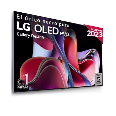 TV LG  OLED evo 4K de 83'' G3, Procesador Máxima Potencia, Dolby Vision / Dolby ATMOS, Smart TV webOS23, el mejor TV para Gaming. Perfecta Integración en Pared.
