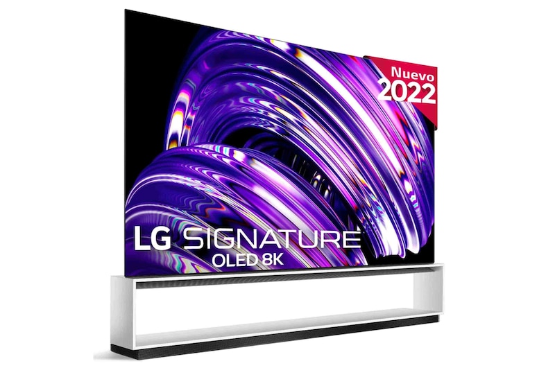 LG Televisor LG SIGNATURE 8K OLED, Procesador Inteligente de Máxima Potencia 8K a9 Gen 5 con IA, compatible con el 100% de formatos HDR, HDR Dolby Vision, Dolby Atmos, Smart TV webOS22, el mejor TV para Gaming., OLED88Z29LA