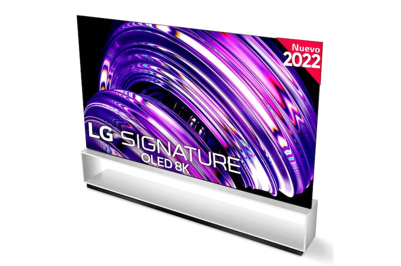 LG Televisor LG SIGNATURE 8K OLED, Procesador Inteligente de Máxima Potencia 8K a9 Gen 5 con IA, compatible con el 100% de formatos HDR, HDR Dolby Vision, Dolby Atmos, Smart TV webOS22, el mejor TV para Gaming., OLED88Z29LA