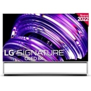 LG Televisor LG SIGNATURE 8K OLED, Procesador Inteligente de Máxima Potencia 8K a9 Gen 5 con IA, compatible con el 100% de formatos HDR, HDR Dolby Vision, Dolby Atmos, Smart TV webOS22, el mejor TV para Gaming., OLED88Z29LA