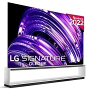 LG Televisor LG SIGNATURE 8K OLED, Procesador Inteligente de Máxima Potencia 8K a9 Gen 5 con IA, compatible con el 100% de formatos HDR, HDR Dolby Vision, Dolby Atmos, Smart TV webOS22, el mejor TV para Gaming., OLED88Z29LA