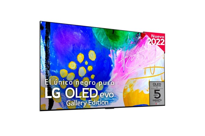LG Televisor LG 4K OLED evo Gallery Edition, Procesador Inteligente de Máxima Potencia 4K a9 Gen 5 con IA, compatible con el 100% de formatos HDR, HDR Dolby Vision, Dolby Atmos, Smart TV webOS22, el mejor TV para Gaming.<br>Ideal para colgar en la pared., OLED97G29LA