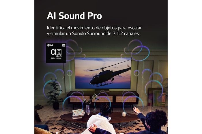 LG Televisor LG 4K OLED evo Gallery Edition, Procesador Inteligente de Máxima Potencia 4K a9 Gen 5 con IA, compatible con el 100% de formatos HDR, HDR Dolby Vision, Dolby Atmos, Smart TV webOS22, el mejor TV para Gaming.<br>Ideal para colgar en la pared., OLED97G29LA