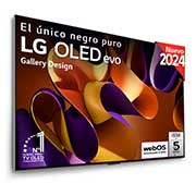 LG 97 pulgadas TV LG OLED evo AI 4K serie G4  con Smart TV WebOS24, OLED97G45LW