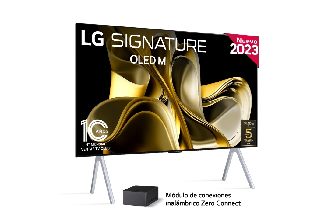 LG 97 pulgadas TV LG OLED SIGNATURE 4K M3 Inalámbrico con Smart TV webOS23 actualizable, OLED97M39LA