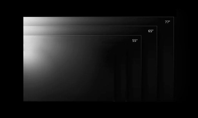 Los televisores LG OLED C2 están disponibles en varias pulgadas, que van de las 42 a las 83 pulgadas.