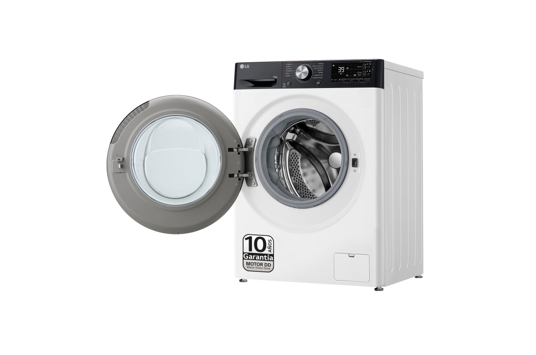LG Lavadora inteligente AI Direct Drive. TurboWash 360º, Autodosificación,  10kg ,  1400rpm Un 10% más eficiente que A, Serie 750, F4WR7510AGH, F4WR7510AGH