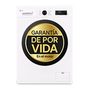 Vista frontal de Lavadora eficiente 9kg, 1400rpm, A, con vapor, Serie 100, F4X1009NWB