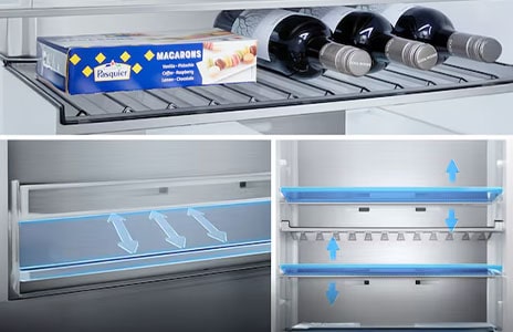 Imagen del extra space que tiene el frigorífico