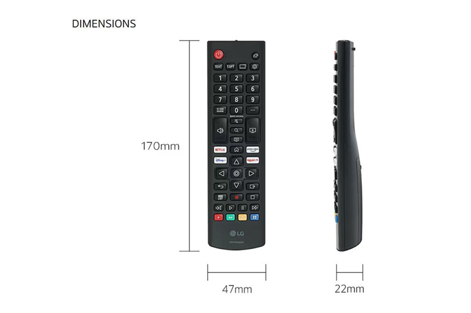 LG Mando a distancia para televisores, AKB76040301