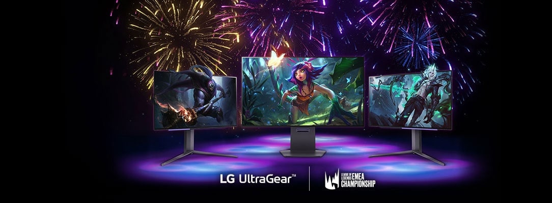 Banner promocional de LG Gaming Weeks con monitores de juego OLED UltraGear y ofertas especiales.