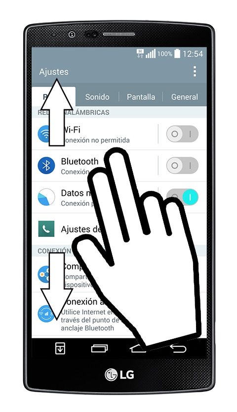 talback-desplazamiento-menu-scrolling