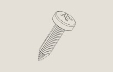 Icono Tornillo para guía de puerta (métrico)