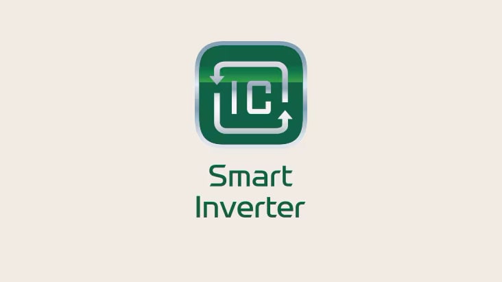 La garantía de 10 años del logotipo del compresor Smart Inverter se encuentra junto al logotipo de Smart Inverter.