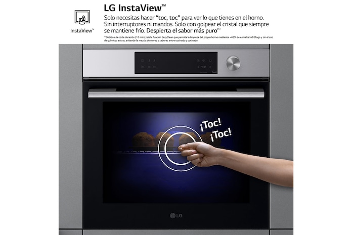 LG Outlet Horno LG Instaview 76 litros A+ Freidora de Aire, WSED5612S.OBSPTO