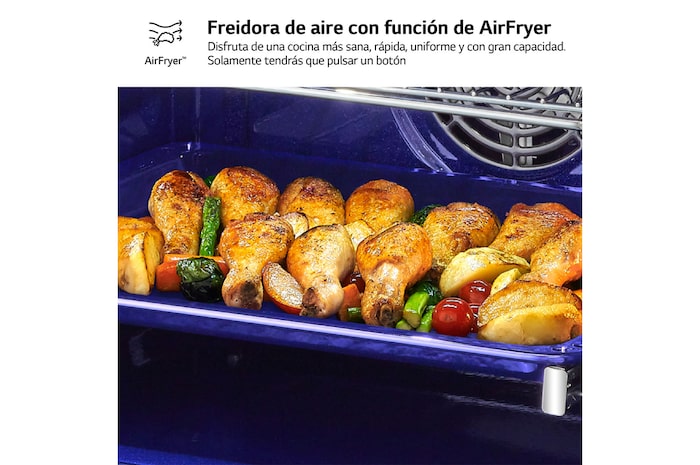 LG Outlet Horno LG Instaview 76 litros A+ Freidora de Aire, WSED5612S.OBSPTO