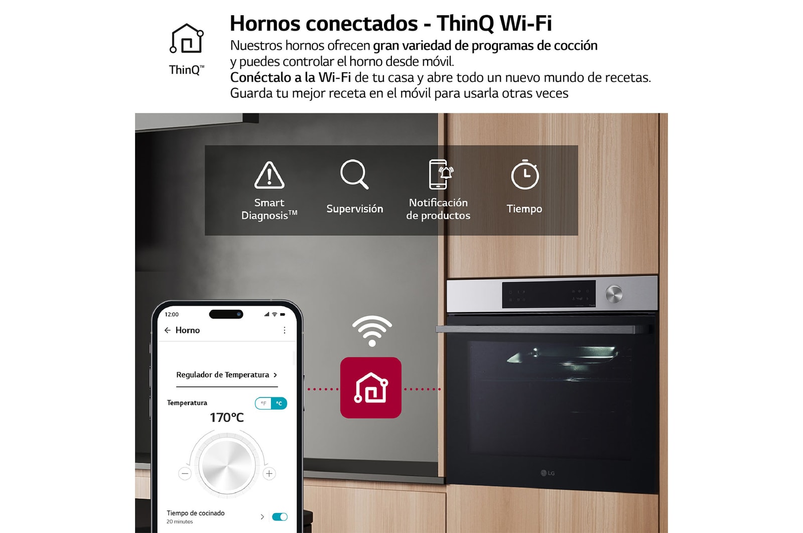 LG Outlet Horno LG Instaview 76 litros A+ Freidora de Aire, WSED5612S.OBSPTO