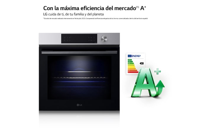 LG Outlet Horno LG Instaview 76 litros A+ Freidora de Aire, WSED5612S.OBSPTO