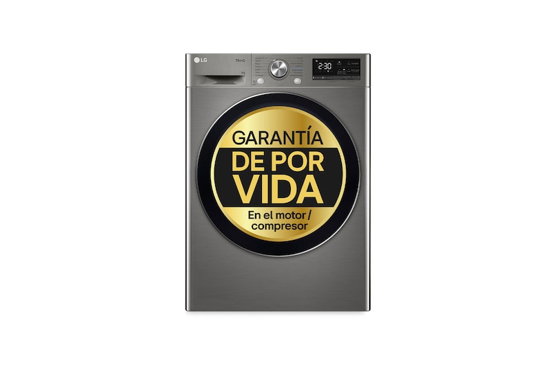 LG Outlet Secadora 9kg, C, con Bomba de calor Dual Inverter, Inox Antihuellas, Serie 900, RH90V9PV2N.OUTLET