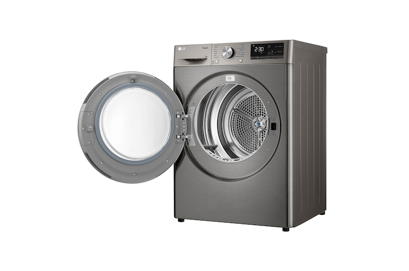 LG Outlet Secadora 9kg, C, con Bomba de calor Dual Inverter, Inox Antihuellas, Serie 900, RH90V9PV2N.OUTLET