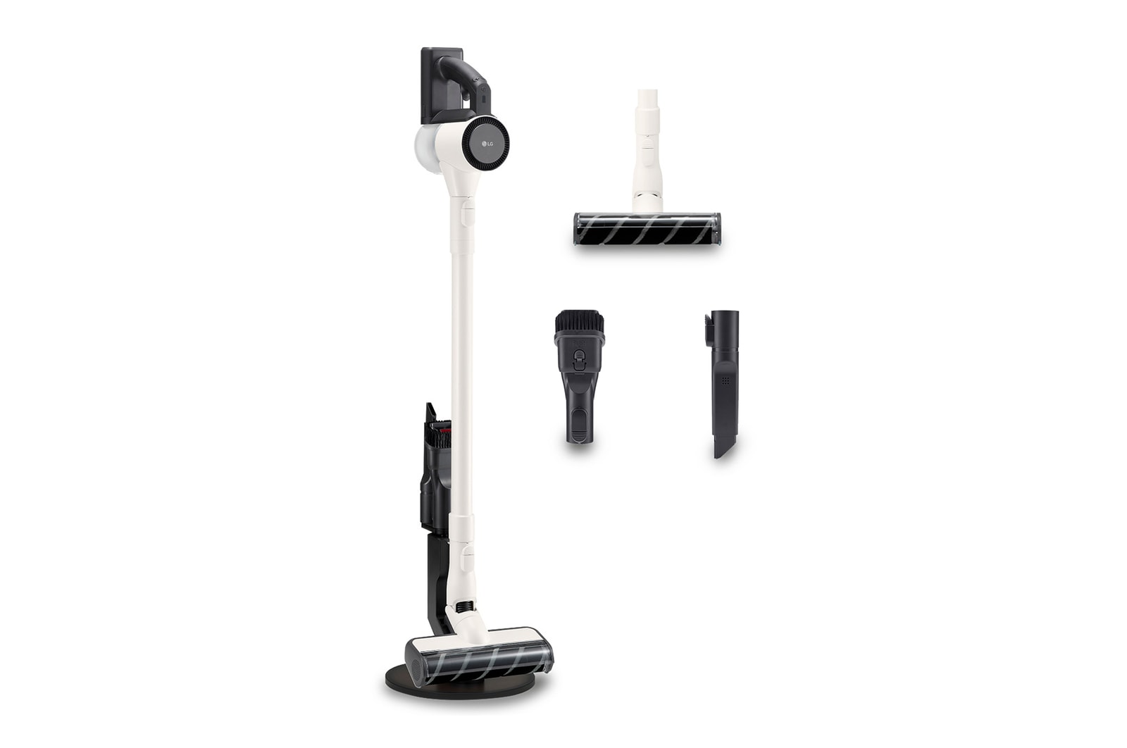 Vista frontal de Aspirador Escoba LG CordZero 150W succión, A9C-SLIM1C