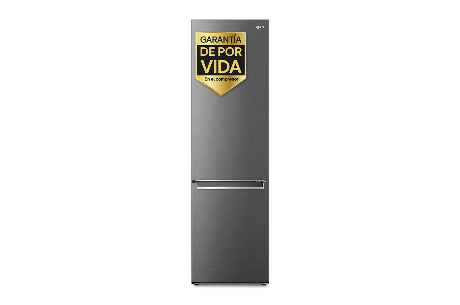 LG Frigorífico Combi LG GBP32DSLZN, 2,03m, E, capacidad de 419l, Inox Grafito Antihuellas, serie 3, GBP32DSLZN