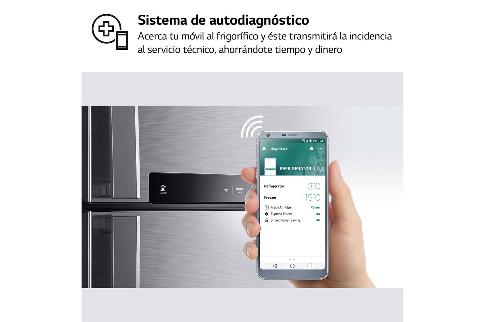 LG Frigorífico Combi LG GBP32DSLZN, 2,03m, E, capacidad de 419l, Inox Grafito Antihuellas, serie 3, GBP32DSLZN