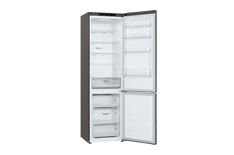 LG Frigorífico Combi LG GBP32DSLZN, 2,03m, E, capacidad de 419l, Inox Grafito Antihuellas, serie 3, GBP32DSLZN