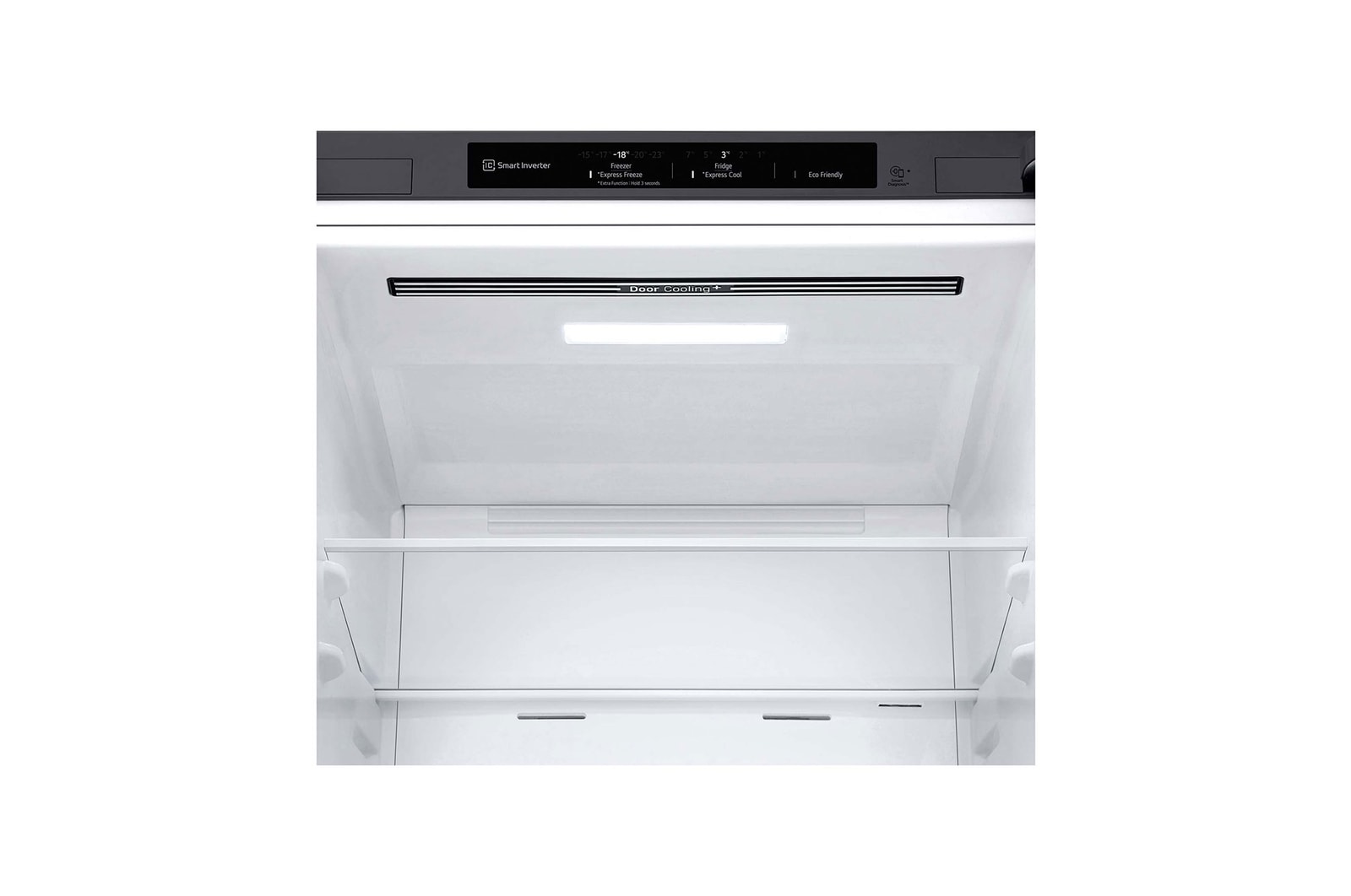 LG Frigorífico Combi Door Cooling+, 2,03m, Clasificación C, capacidad de 419l, inox antihuellas. Serie P500 , GBP52PZNCN1