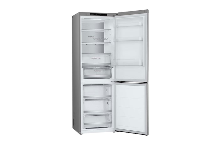 LG Frigorífico Combi Door Cooling+, 1,86m, Clasificación C, capacidad de 374l, inox antihuellas. Serie 500, GBV5140CPY