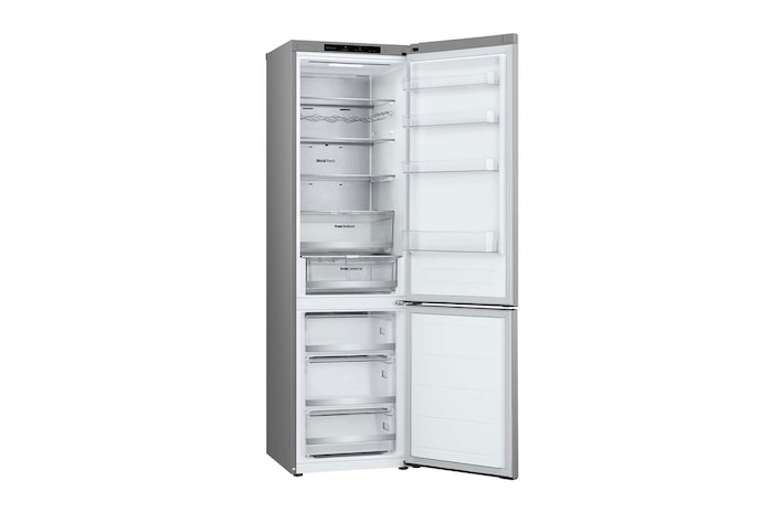 LG Frigorífico Combi Door Cooling+, 2,03m, Clasificación D, capacidad de 419l, inox antihuellas. Serie 700, GBV7280DPY
