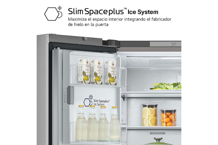 LG Frigorífico American Combi Clasificación E , 641 L, Inox antihuellas, GML960PYBE
