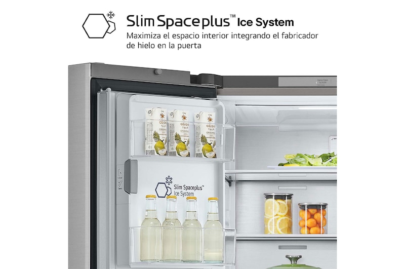 LG Frigorífico American Combi Clasificación E , 641 L, Inox antihuellas, GML960PYBE