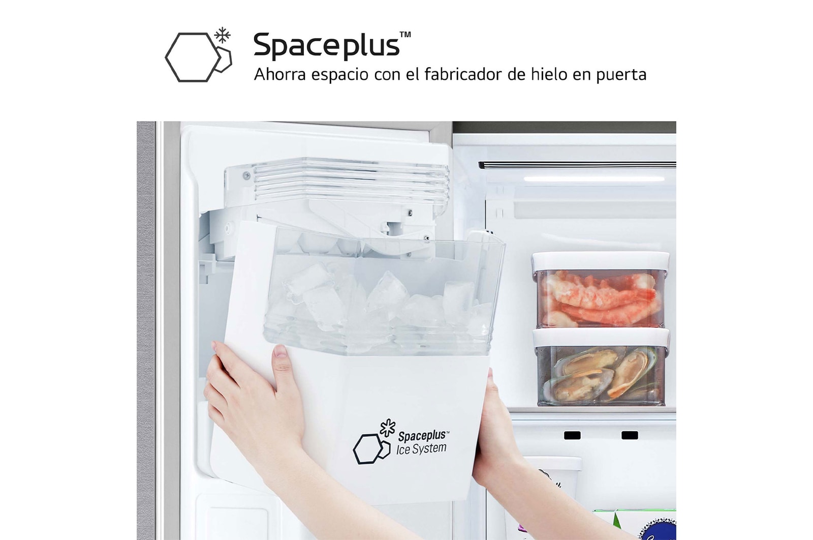 LG Frigorífico Side By side Serie 900, Instaview Door-In-Door, Acero texturizado antihuellas. D, 628 L, GSXE90MBAD.AMBQEUR