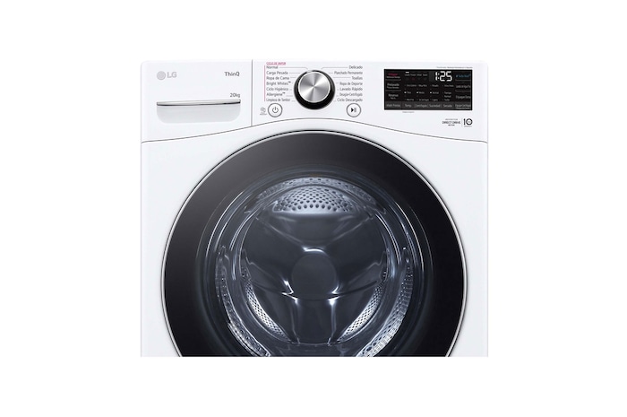 LG Lavadora inteligente AI Direct Drive. TurboWash 360º, 20kg , 1000rpm B, Blanca, Serie XXL, F0P3CYV2W