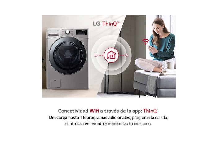 LG Outlet Lavadora LG F1P1CY2T., 17 kg, E, Inox Antihuellas, 1100rpm, Serie XXL, F1P1CY2T.OUTLET