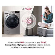 LG Outlet Lavadora LG F1P1CY2T., 17 kg, E, Inox Antihuellas, 1100rpm, Serie XXL, F1P1CY2T.OUTLET