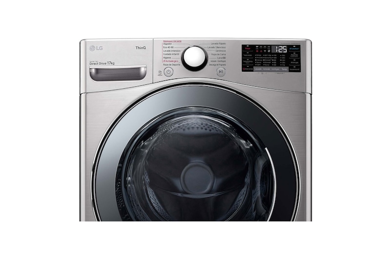 LG Lavadora LG F1P1CY2T., 17 kg, E, Inox Antihuellas, 1100rpm, Serie XXL, F1P1CY2T