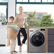 LG Outlet Lavadora LG F1P1CY2T., 17 kg, E, Inox Antihuellas, 1100rpm, Serie XXL, F1P1CY2T.OUTLET