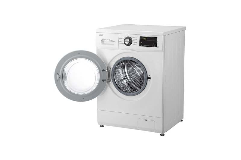 LG Lavasecadora Inverter Direct Drive 8/5kg, 1400rpm, Clasificación D(lavado)/E(secado), Blanca, Serie 100, F4J3TM5WD