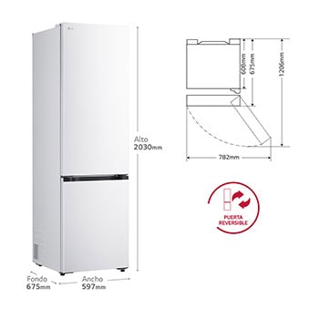 Puerta reversible