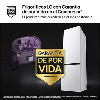 frigorificos LG con Garantia de por Vida en el Compresor