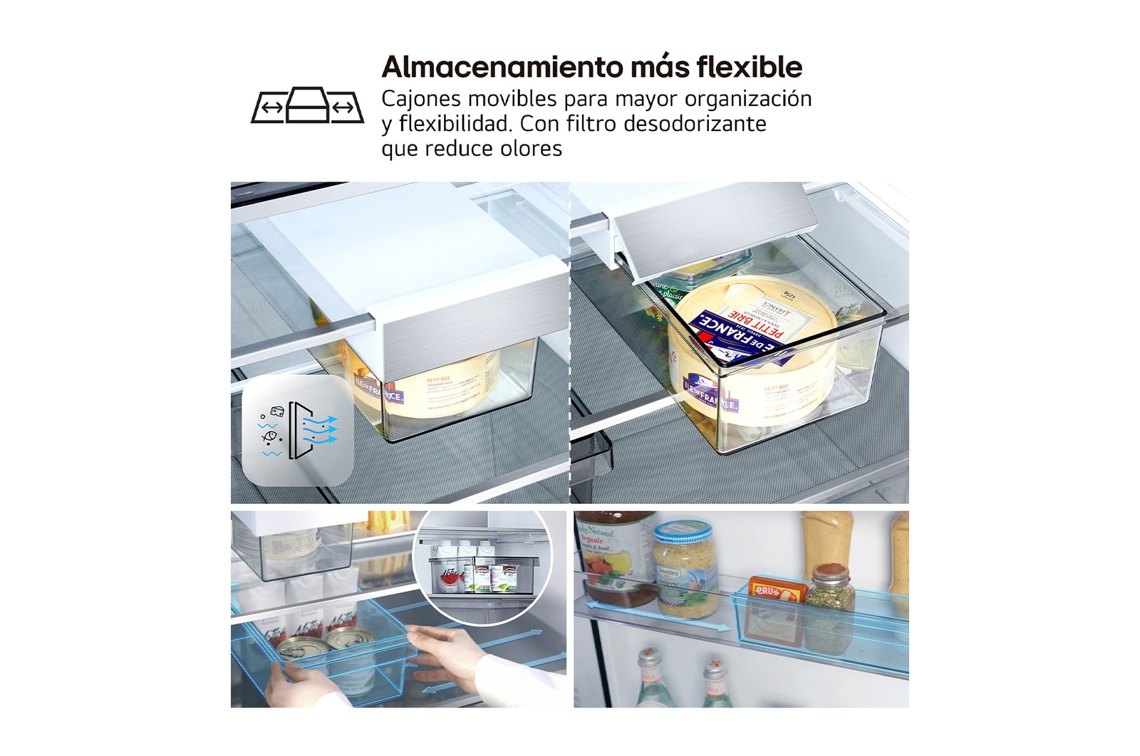 Almacenamiento más flexible