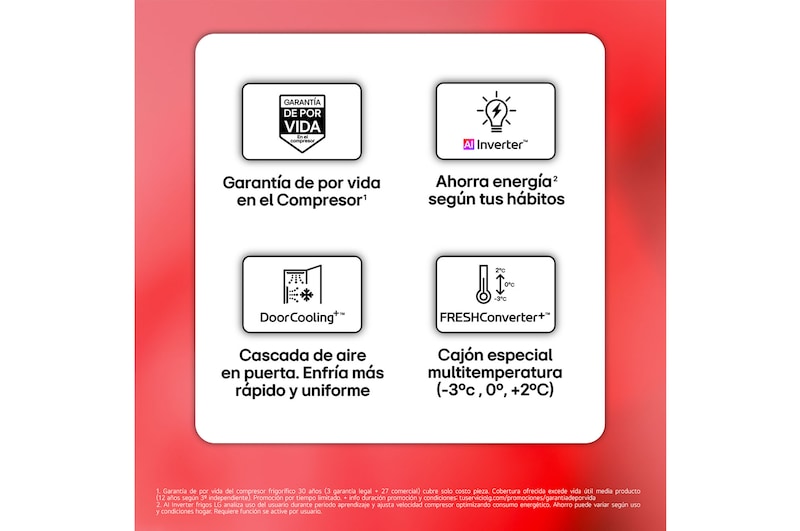 LG Frigorífico Combi | LG GBBW726CMB DoorCooling+, 2,03m, capacidad de 465l, Serie 700, Clasificación C,acero texturizado antihuellas, GBBW726CMB