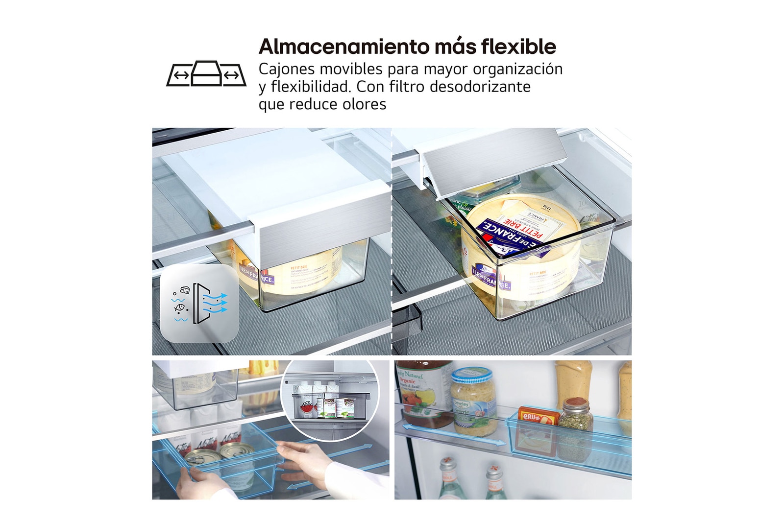 Almacenamiento flexible que se adapta a tus necesidades