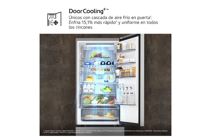 Consigue hasta un 40% más de capacidad interior